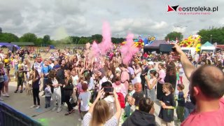 Holi Święto Kolorów na plaży miejskiej w Ostrołęce