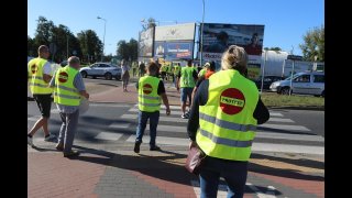 Protest transportowców w Ostrołęce
