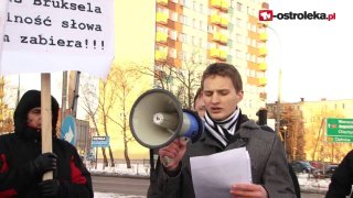 Wiosna bez Tuska - protest w Ostrołęce 