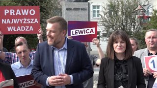 Adrian Zandberg gościł w Ostrołęce. O jaką Polskę chce walczyć Lewica?