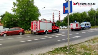 Poważny wypadek na Alei Wojska Polskiego w Ostrołęce