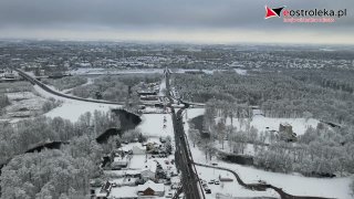 Pierwszy śnieg w Ostrołęce